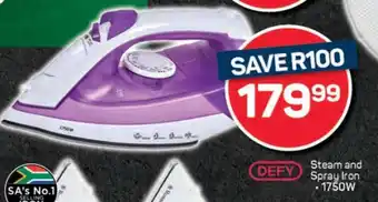Pick n Pay DEFY Steam and Spray Iron offer