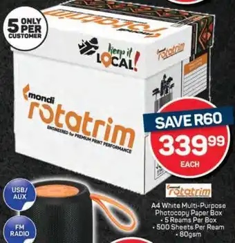 Pick n Pay Mondi Rotatrim offer