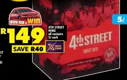 Shoprite 4th Street Wine offer