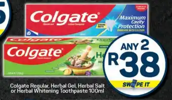 Pick n Pay Colgate Toothpaste offer