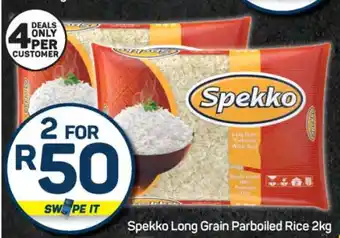 Pick n Pay Spekko Long Grain Parboiled Rice-2Kg offer