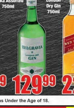 Boxer Belgravia gin offer