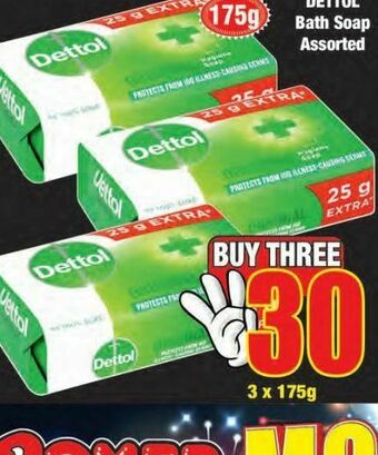 Boxer Dettol bath soap 3 offer
