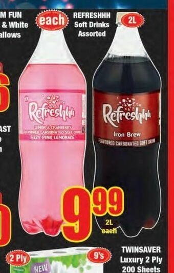 Boxer Refreshhh soft drinks offer