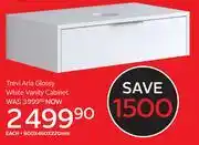 CTM Trevi Aria Glossy White Vanity Cabinet 800 x 460 x 220mm offer