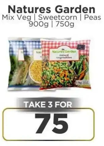 Check Star Natures Garden Mix Veg/ Sweetcorn/ Peas offer