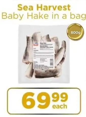 Check Star Sea Harvest Baby Hake in a bag offer