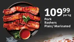 Oxford Freshmarket Pork Rashers Plain/ Marinated offer