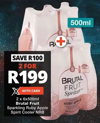 Brutal Fruit Sparkling Ruby Apple Spirit Cooler NRB