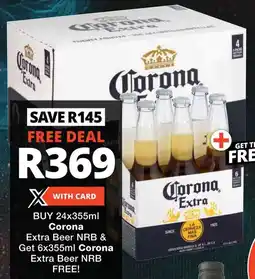 Checkers Corona Extra Beer NRB offer