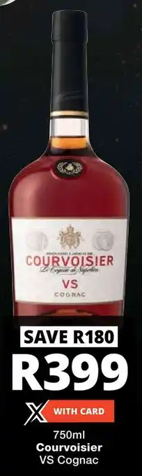 Checkers Courvoisier VS Cognac offer
