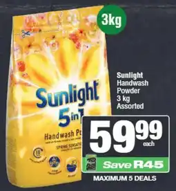 Spar Sunlight Handwash Powder Assorted offer