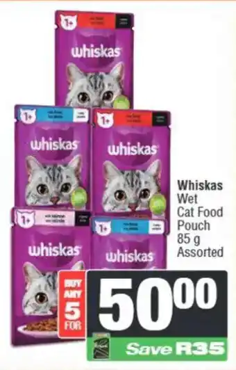 Spar Whiskas Wet Cat Food Pouch Assorted offer