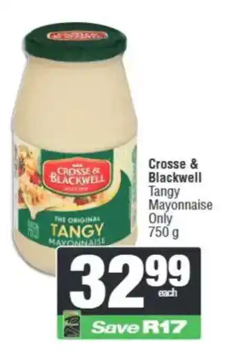 Spar Crosse & Blackwell Tangy Mayonnaise offer