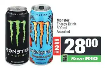 Spar Monster Energy Drink Assorted offer