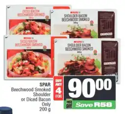 Spar SPAR Beechwood Smoked Shoulder or Diced Bacon offer