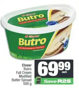 Spar Clover Butro Full Cream Modified Butter Spread offer