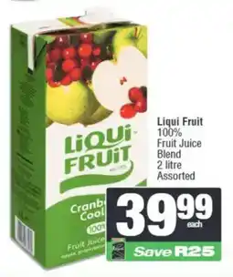 Spar Liqui Fruit 100% Fruit Juice Blend Assorted offer