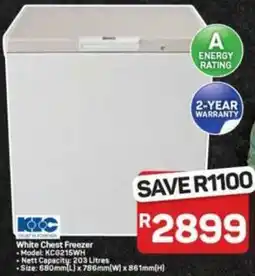 Pick n Pay Hypermarket KIC White Chest Freezer offer
