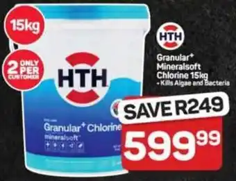 HTH Granular+ Mineralsoft Chlorine