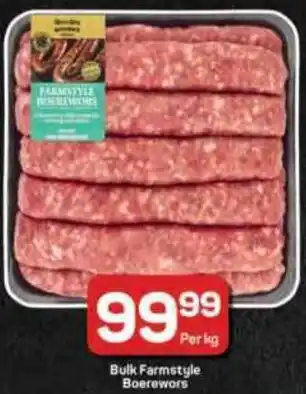 Pick n Pay Hypermarket Bulk Farmstyle Boerewors offer