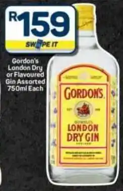 Pick n Pay Hypermarket Gordon's London Dry or Flavoured Gin Assorted offer