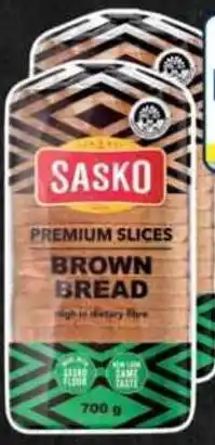 Pick n Pay Hypermarket Sasko Premium Slices Brown Bread offer