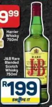 Pick n Pay Hypermarket J&B Rare Blended Scotch Whisky offer
