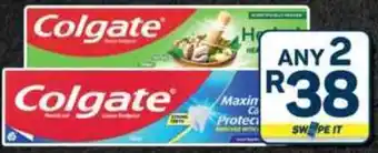 Pick n Pay Hypermarket Colgate Regular, Herbal Gel, Herbal Whitening or Herbal Salt Toothpaste offer