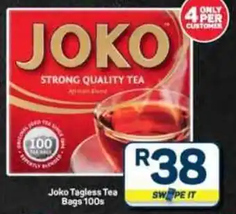 Pick n Pay Hypermarket Joko Tagless Tea Bags offer