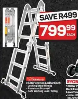 Pick n Pay Hypermarket Tradequip Multi Function Ladder offer