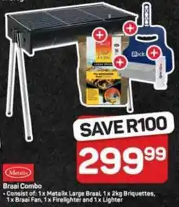 Pick n Pay Hypermarket Metalix Braai Combo offer