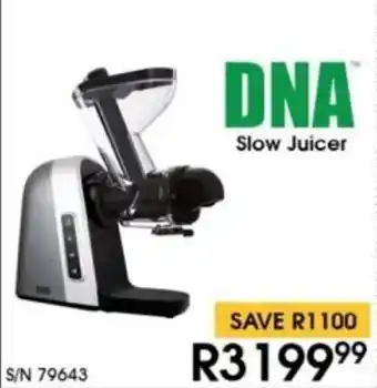 Hirsch's DNA Slow Juicer offer