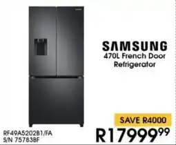 Hirsch's SAMSUNG French Door Refrigerator offer