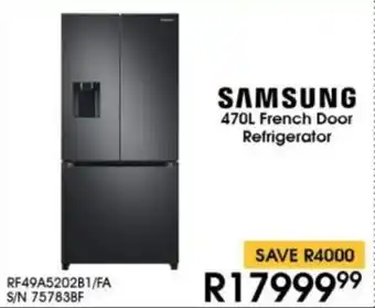Hirsch's SAMSUNG French Door Refrigerator offer