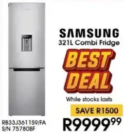 Hirsch's SAMSUNG Combi Fridge offer
