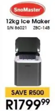 Hirsch's SnoMaster Ice Maker offer