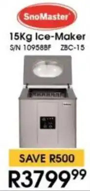 Hirsch's SnoMaster Ice-Maker offer