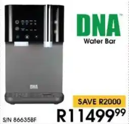 Hirsch's DNA Water Bar offer