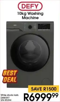 Hirsch's DEFY Washing Machine offer