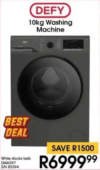 Hirsch's DEFY Washing Machine offer