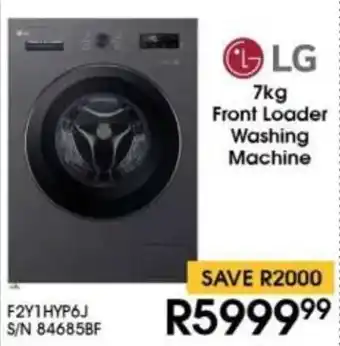 Hirsch's LG Front Loader Washing Machine offer