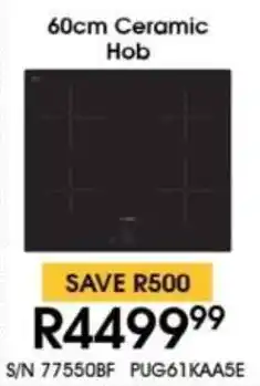 Hirsch's BOSCH 60cm Ceramic Hob offer