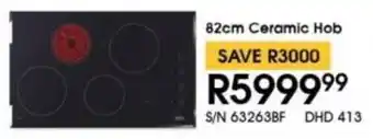 Hirsch's DEFY 82cm Ceramic Hob offer