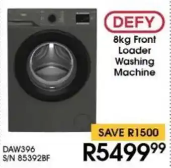 Hirsch's DEFY Front Loader Washing Machine offer