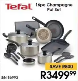 Hirsch's Tefal Champagne Pot Set offer