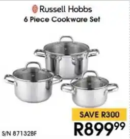 Hirsch's Russell Hobbs Cookware Set offer