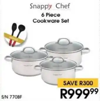 Hirsch's Snappy Chef Cookware Set offer