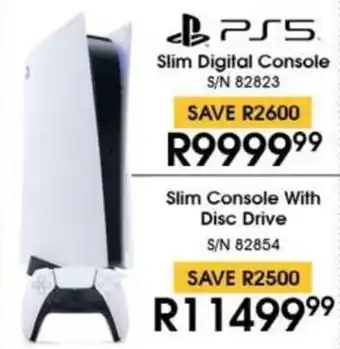 Hirsch's PS5 Slim Console With Disc Drive offer