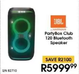 Hirsch's JBL PartyBox Club 120 Bluetooth Speaker offer
